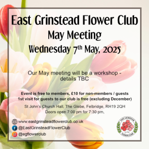 East Grinstead Flower Club - May 2025